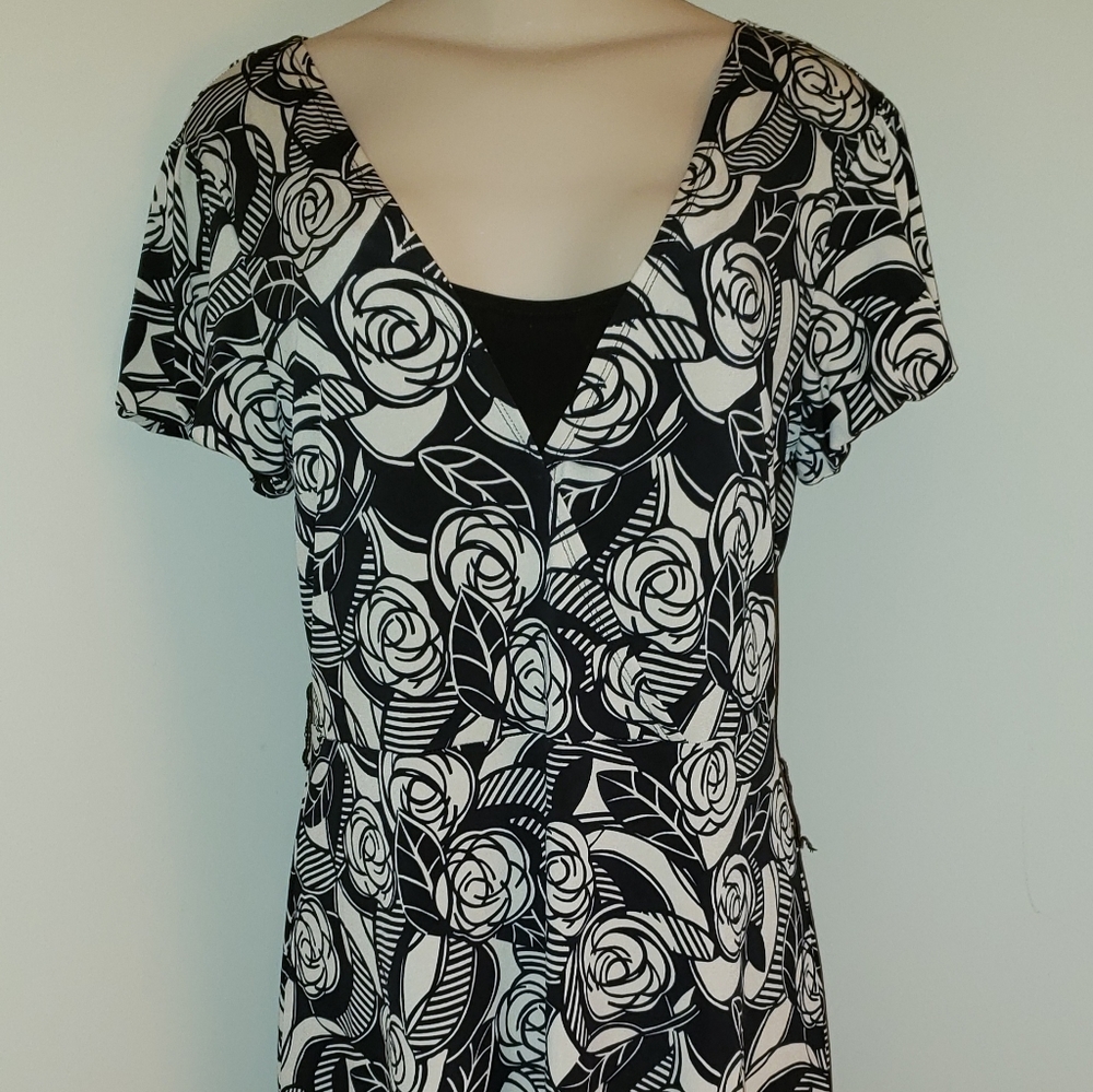 Faux wrap dress